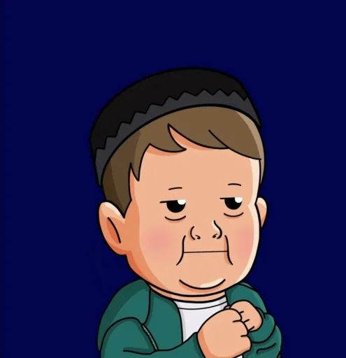🤩 Стикер «Аниме Хасбик» для Telegram