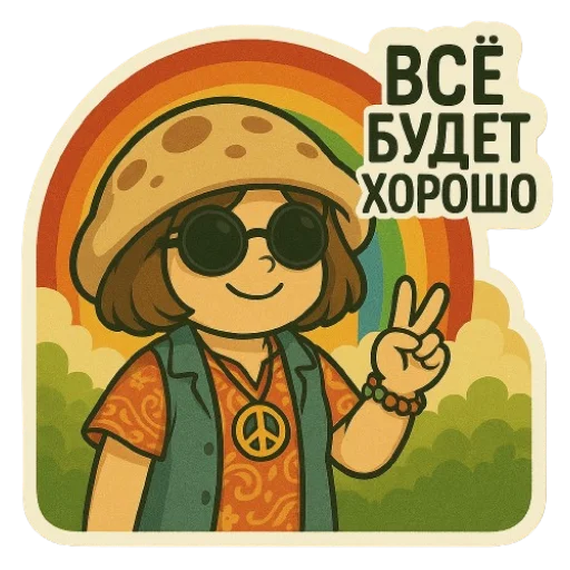 🌈 Стикер «Кхао и Кхео» для Telegram