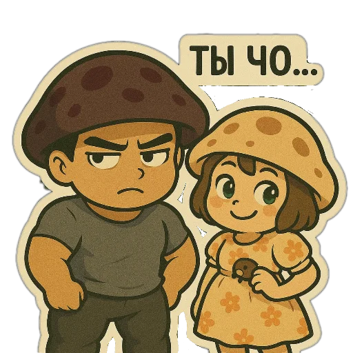 😌 Стикер «Кхао и Кхео» для Telegram