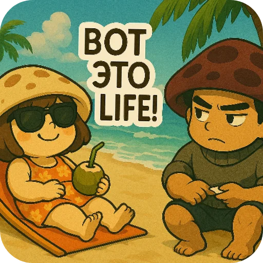 ☺ Стикер «Кхао и Кхео» для Telegram
