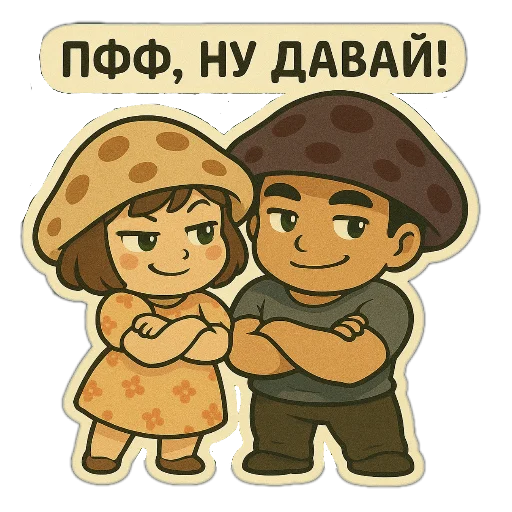 😏 Стикер «Кхао и Кхео» для Telegram