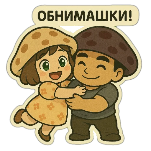 🤗 Стикер «Кхао и Кхео» для Telegram