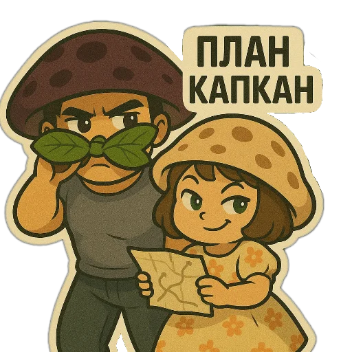 😎 Стикер «Кхао и Кхео» для Telegram