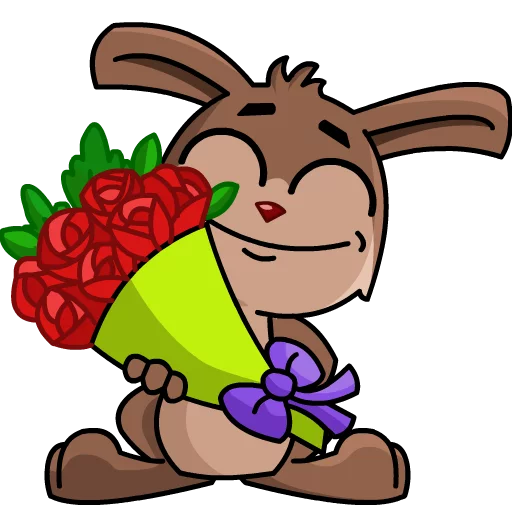 🌸 Стикер «Khargosh1» для Telegram