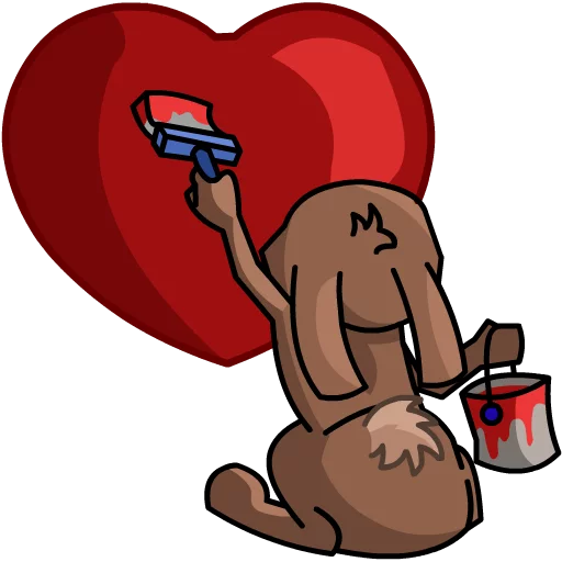 ❤ Стикер «Khargosh1» для Telegram