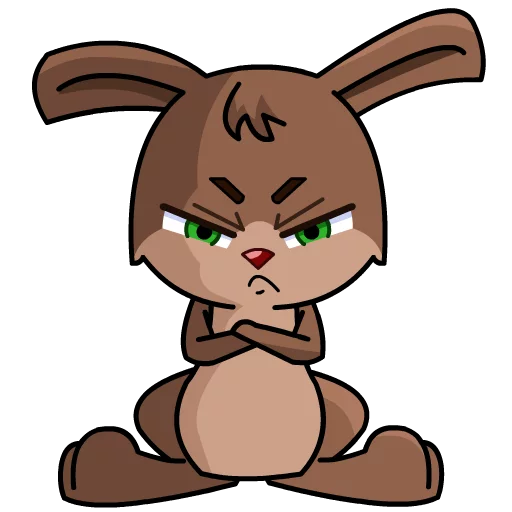 😡 Стикер «Khargosh1» для Telegram