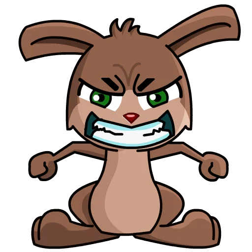 👿 Стикер «Khargosh1» для Telegram