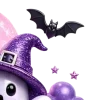 🤩 Эмодзи «Spooky Glam - гламурный хэллуин» для Telegram