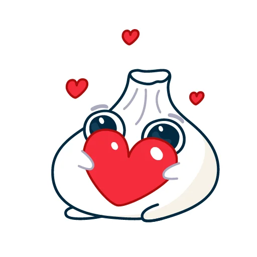 ❤️ Стикер «Хинкалинка» для Telegram