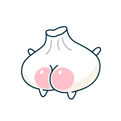 🍑 Стикер «Хинкалинка» для Telegram