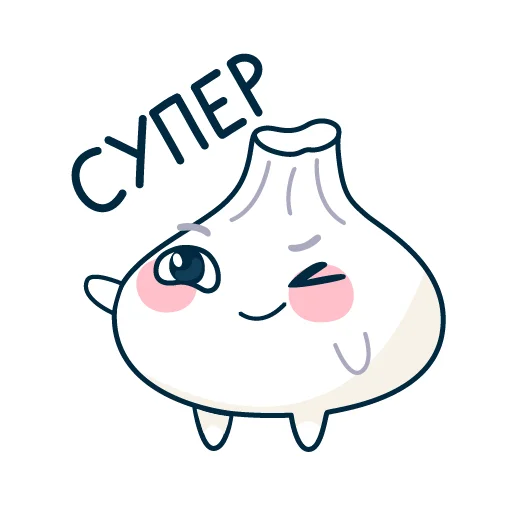 😍 Стикер «Хинкалинка» для Telegram