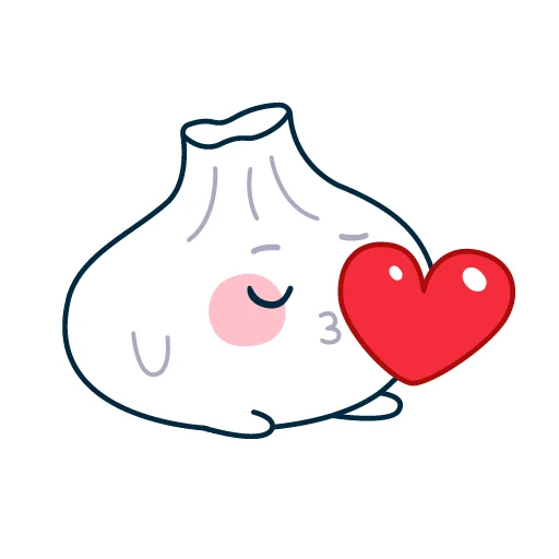 😘 Стикер «Хинкалинка» для Telegram