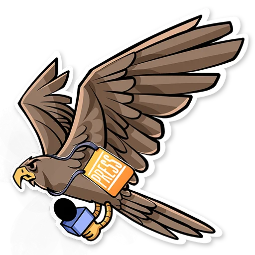 🦅 Стикер «KHL memes» для Telegram