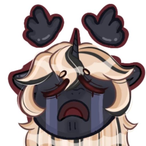 😭 Стикер «Kirara unicorn» для Telegram