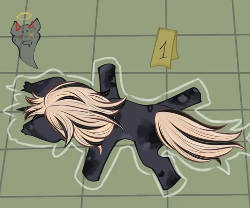 😵 Стикер «Kirara unicorn» для Telegram