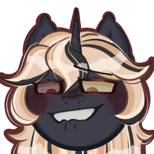 🥴 Стикер «Kirara unicorn» для Telegram