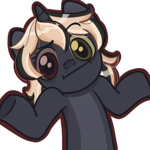 🤷 Стикер «Kirara unicorn» для Telegram