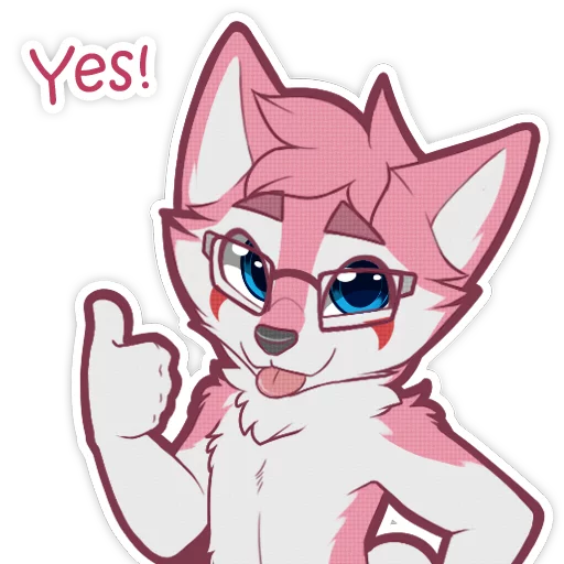 👍 Стикер «Kiba» для Telegram