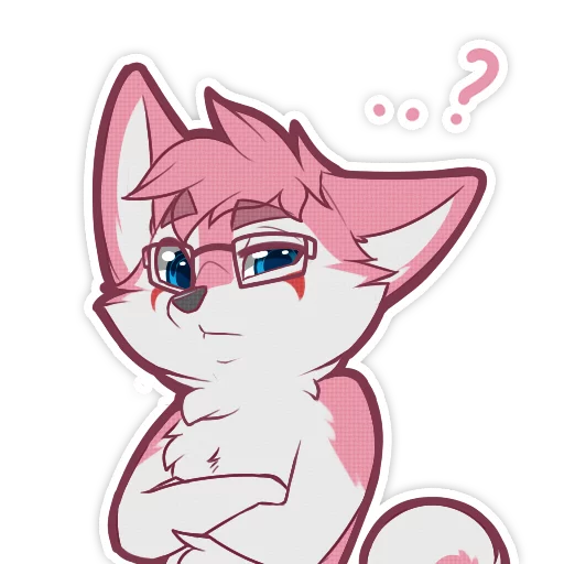 😕 Стикер «Kiba» для Telegram