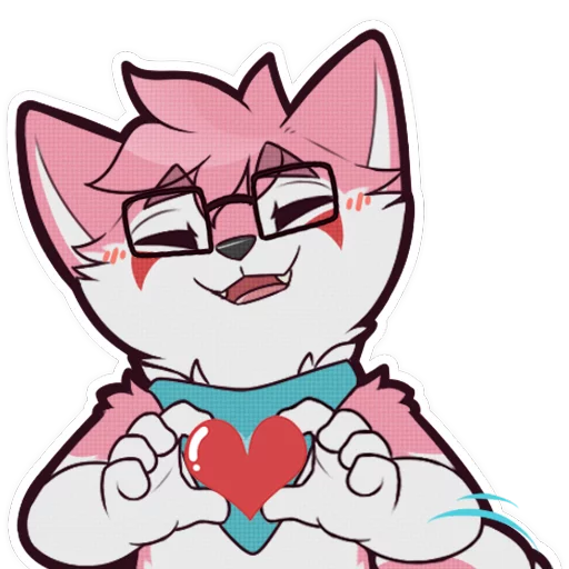❤️ Стикер «Kiba» для Telegram