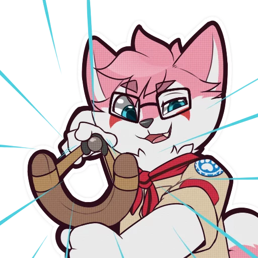 😈 Стикер «Kiba» для Telegram