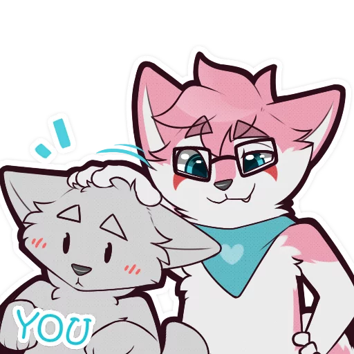 👋 Стикер «Kiba» для Telegram