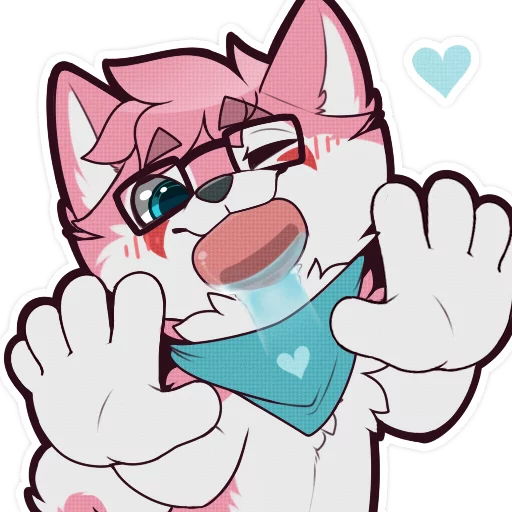 👅 Стикер «Kiba» для Telegram