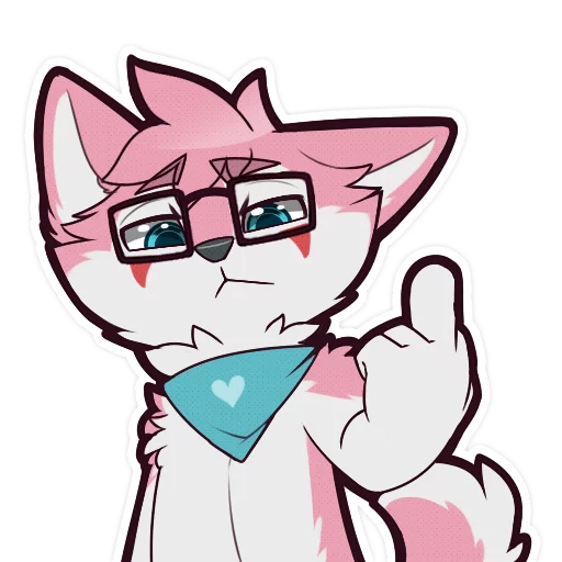 😠 Стикер «Kiba» для Telegram