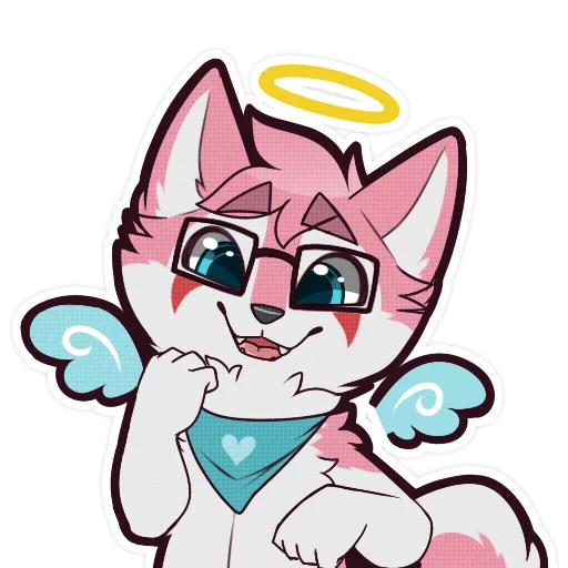 😇 Стикер «Kiba» для Telegram