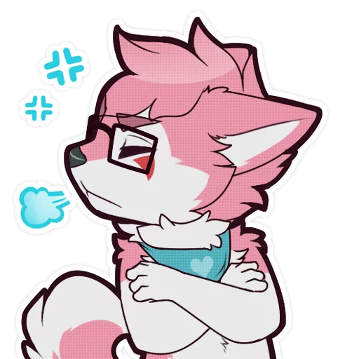 😤 Стикер «Kiba» для Telegram