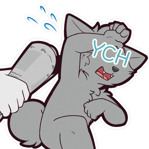 😣 Стикер «Kiba» для Telegram