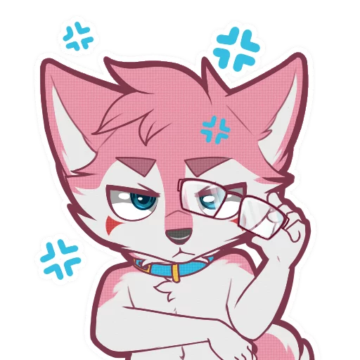 😠 Стикер «Kiba» для Telegram