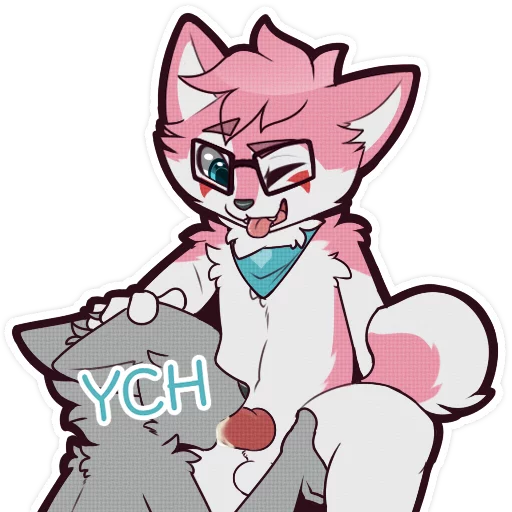 💞 Стикер «Kiba» для Telegram