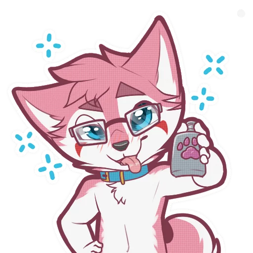 🍶 Стикер «Kiba» для Telegram