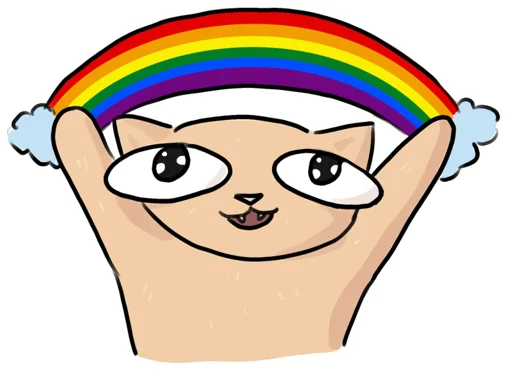 🏳‍🌈 Стикер «Кичица» для Telegram