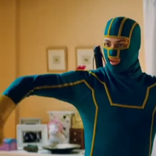 😈 Стикер «Kick-Ass» для Telegram