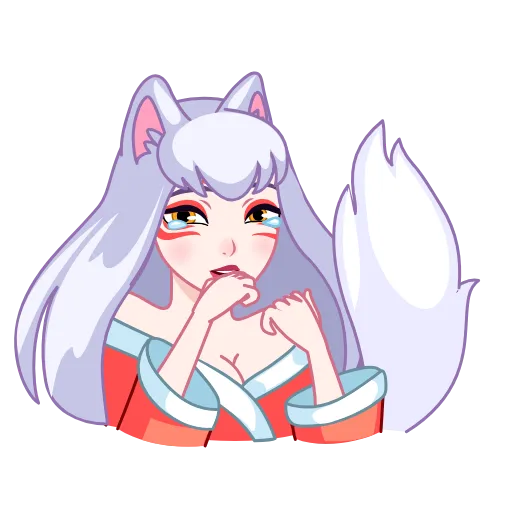 Kitsune - анимированная кицунэ