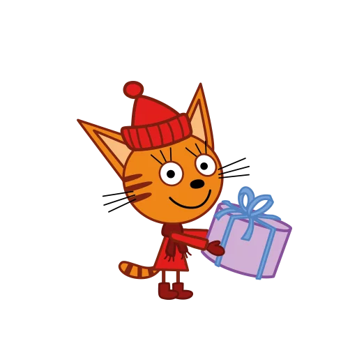 🎁 Стикер «Три кота. Зима» для Telegram