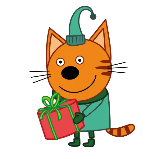🎁 Стикер «Три кота. Зима» для Telegram
