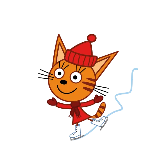 🌟 Стикер «Три кота. Зима» для Telegram