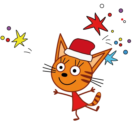🎉 Стикер «Три кота. Зима» для Telegram