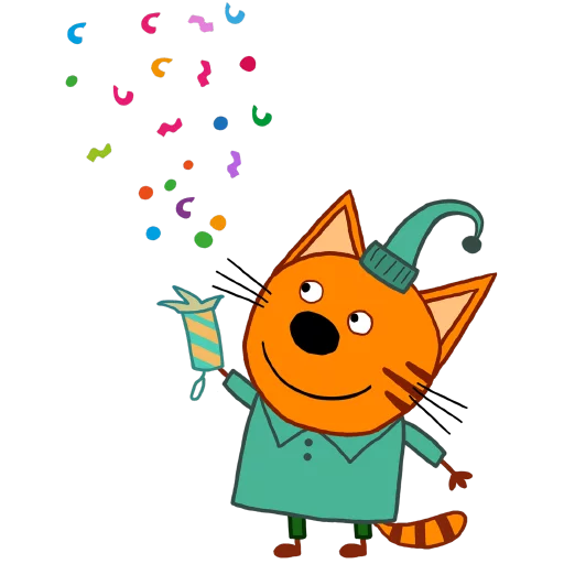 🎉 Стикер «Три кота. Зима» для Telegram