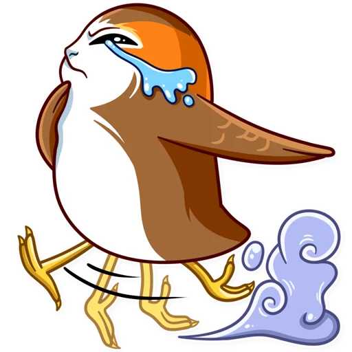 😭 Стикер «Porg» для Telegram