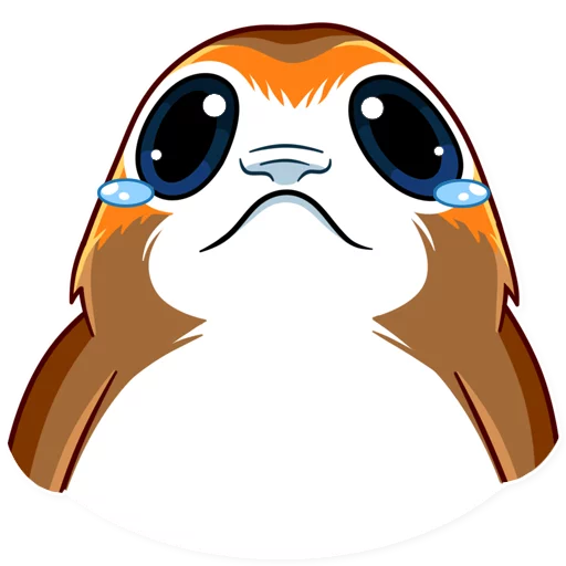 😢 Стикер «Porg» для Telegram