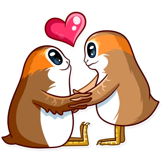 💑 Стикер «Porg» для Telegram