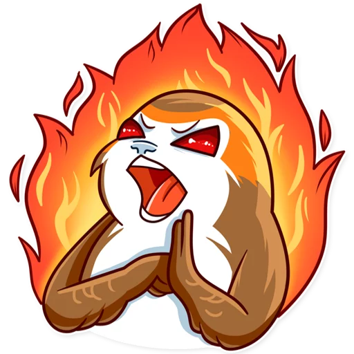 😡 Стикер «Porg» для Telegram