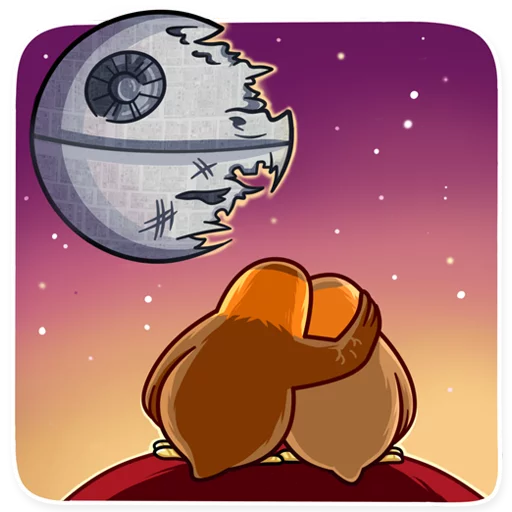 💑 Стикер «Porg» для Telegram