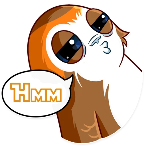 😒 Стикер «Porg» для Telegram