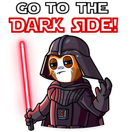 😈 Стикер «Porg» для Telegram