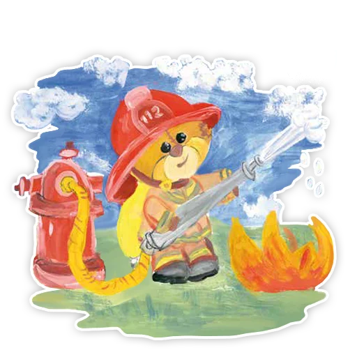👩‍🚒 Стикер «Дети о городском хозяйстве» для Telegram